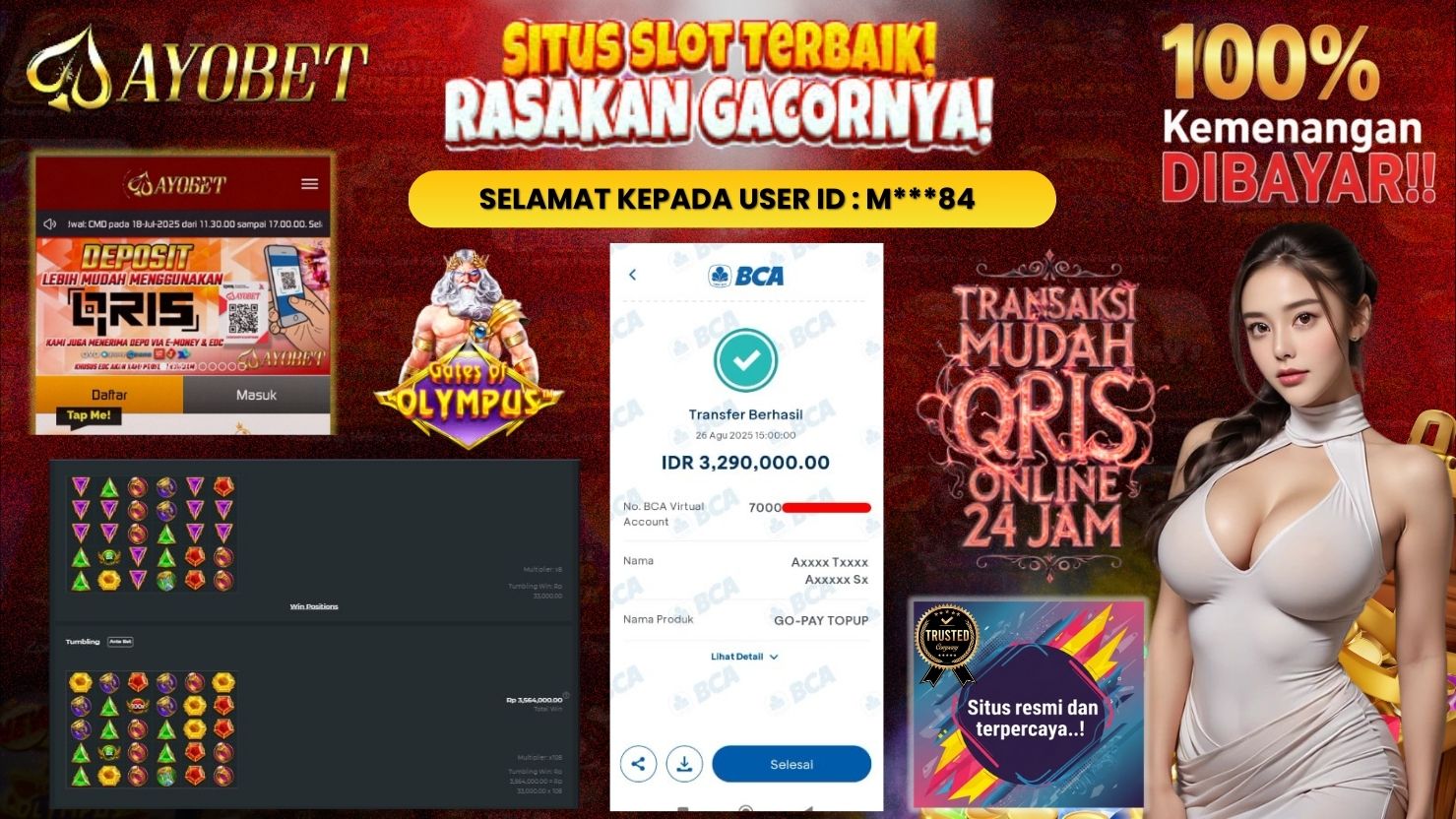 AYOBET JACKPOT SLOT GATES OF OLYMPUS